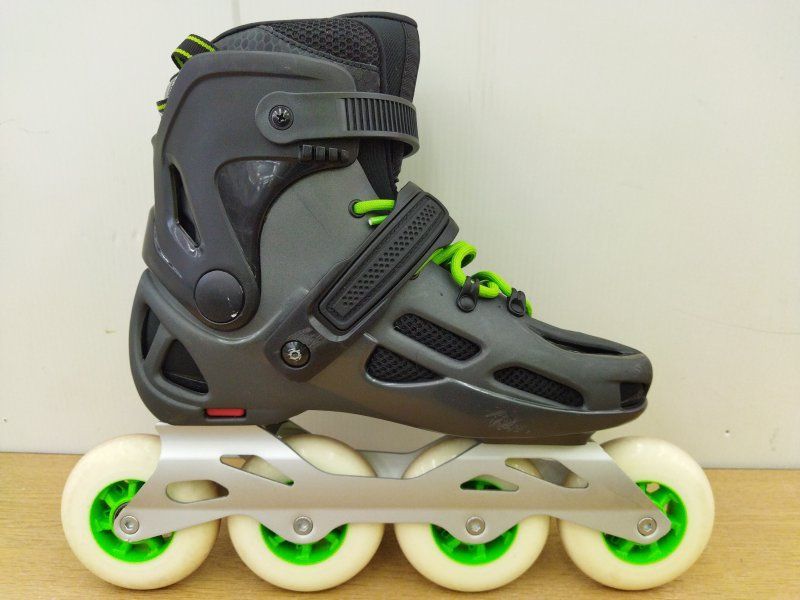 [ superior article ]ROLLER BLADE roller blade inline skates MAXXUM90 26cm ANTHRACITE&GREEN street sport *3110/. bamboo ba The -ru shop 