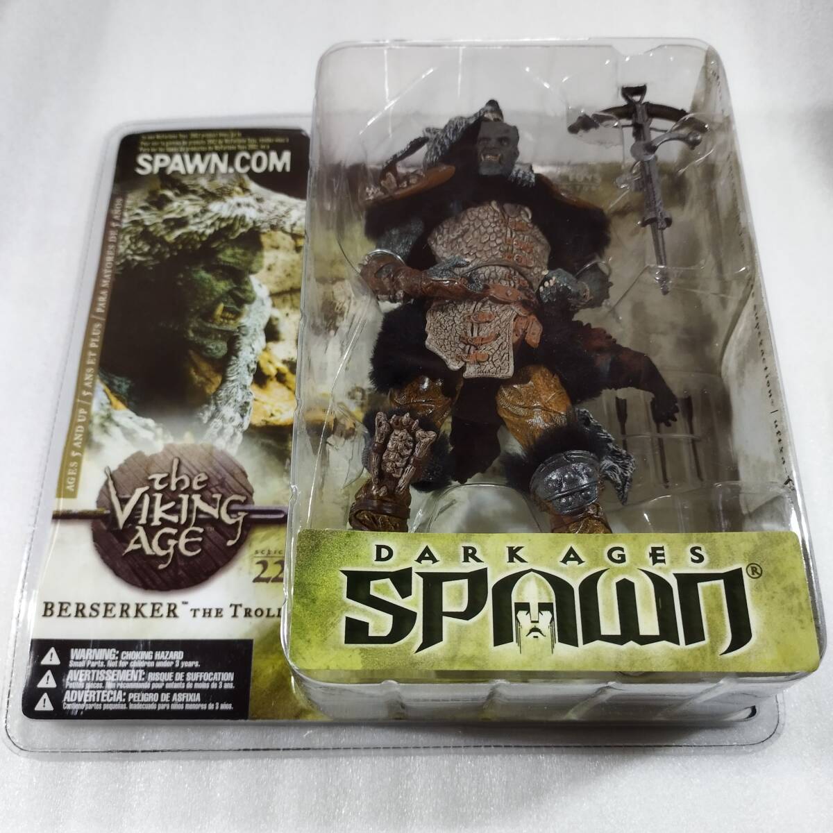 送料込み スポーン シリーズ２２ バーサーカー ザ トロール 未開封 フィギュア マクファーレントイズ DARK AGES SPAWN BERSERKER THE TROLL