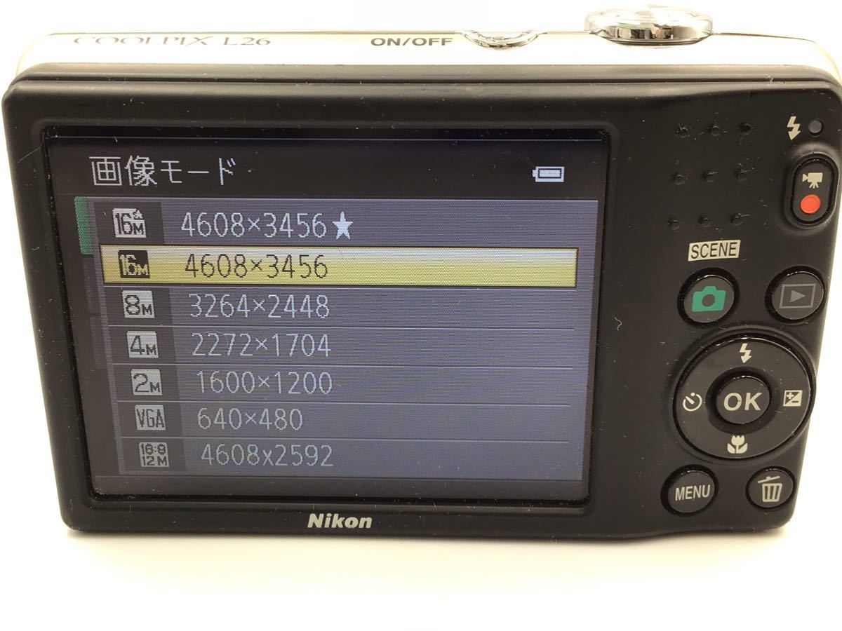 17002 【動作品】 Nikon ニコン COOLPIX L26 コンパクトデジタルカメラ 電池式_画像6