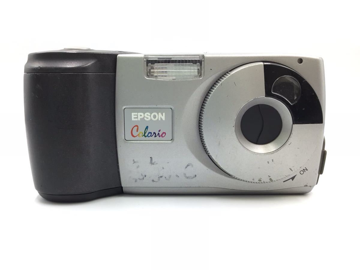 17343 【動作品】 EPSON エプソン Colorio CP-500 コンパクトデジタルカメラ 電池式_画像1