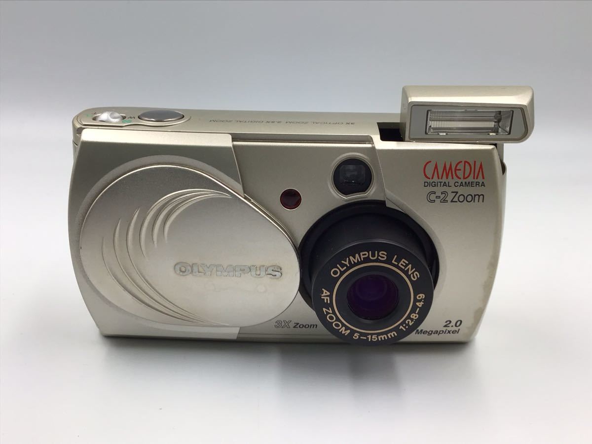 37703 【動作品】 OLYMPUS オリンパス CAMEDIA C-2ZOOM コンパクトデジタルカメラ 電池式_画像2