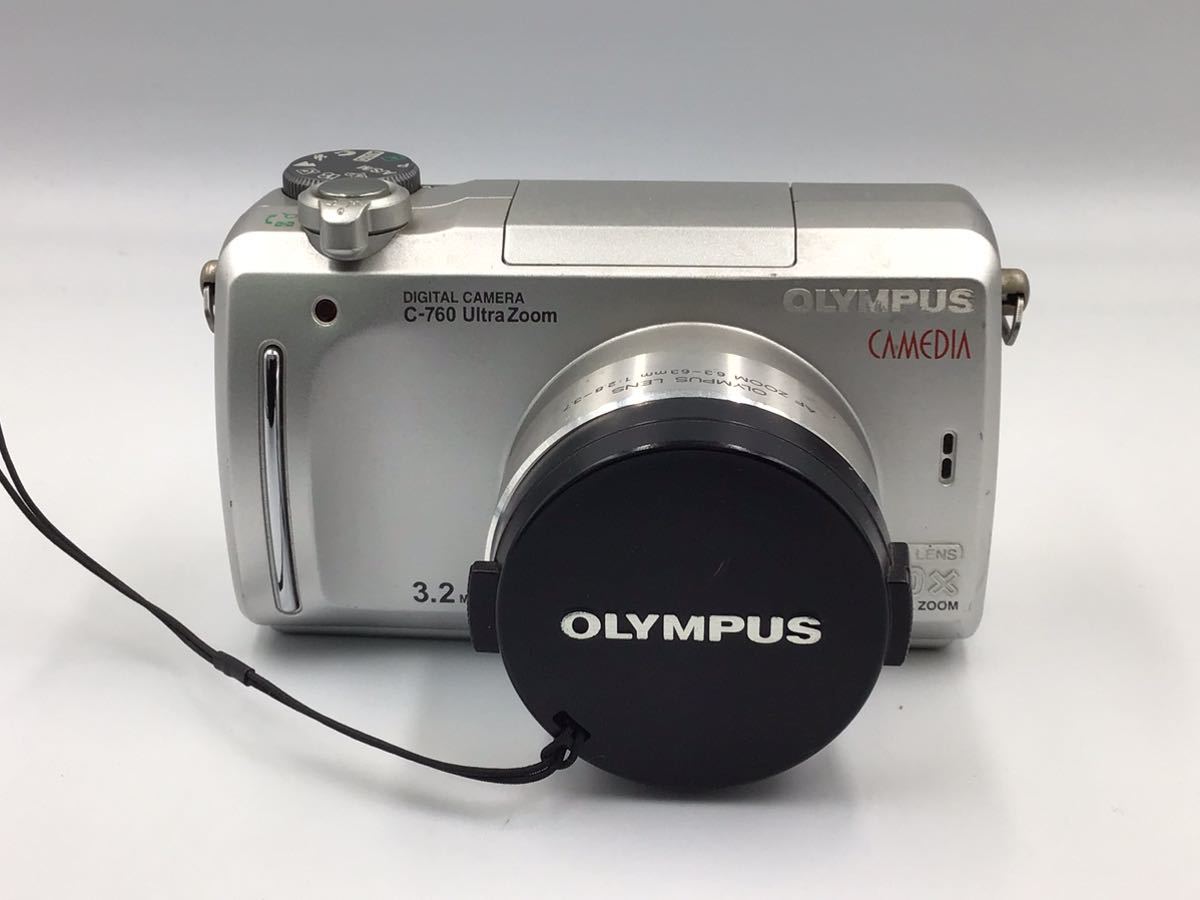 28574 【動作品】 OLYMPUS オリンパス CAMEDIA C-760 Ultra Zoom コンパクトデジタルカメラ バッテリー付属_画像1