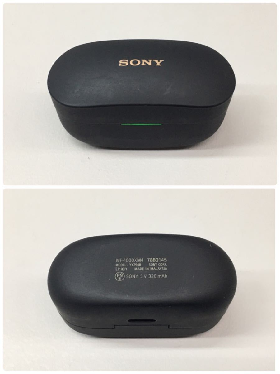 SU■ SONY ソニー ワイヤレス ノイズキャンセリング ステレオヘッドセット WF-1000XM4 黒 ブラック ワイヤレスイヤホン Bluetooth_画像6