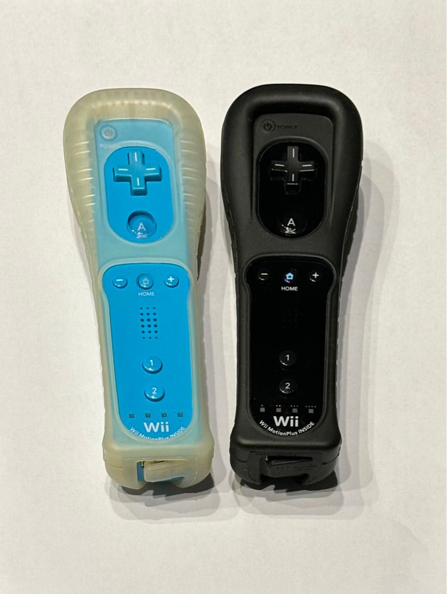Nintendo Wii WiiU用 リモコンプラス セット（ブルー・ブラック）