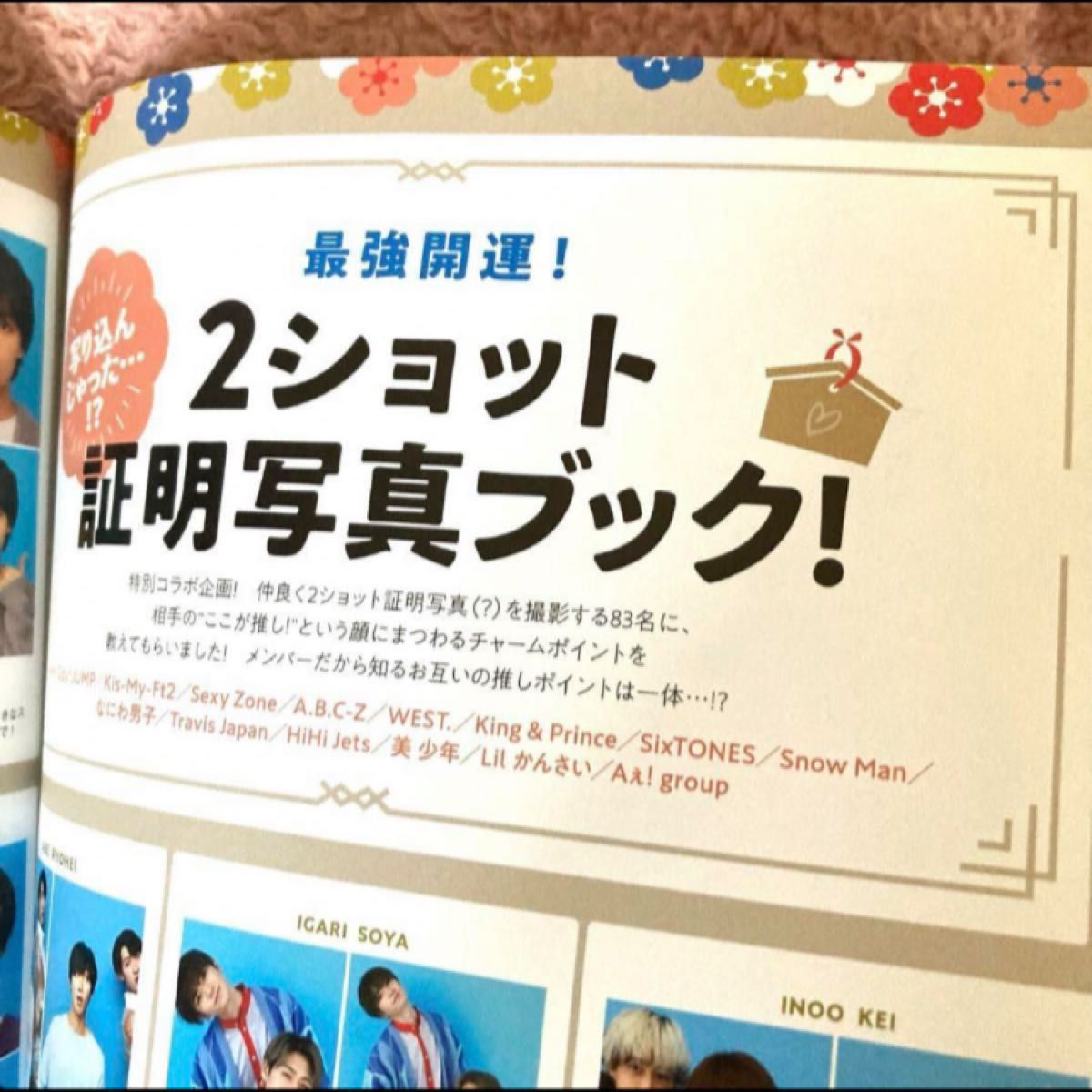 未読　抜けなし　１冊　週間TVガイド　お正月特大号　証明写真　匿名配送　関東版 切り抜き無し