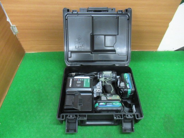 ♪ HiKOKI ハイコーキ WH36DC(2XPGSZ) コードレスインパクトドライバ バッテリー×2 充電器 未使用品 展示品 成田店 r3032