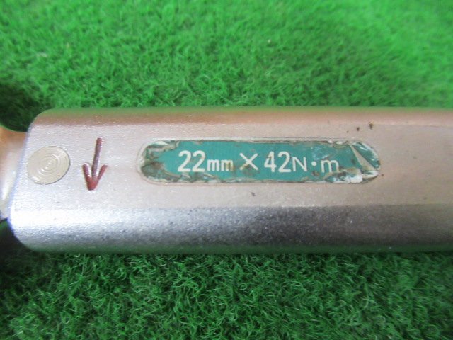 ♪　トルクレンチ　22mm×42N・m　BBK　中古品　工具　作業用道具　nn3487_画像6