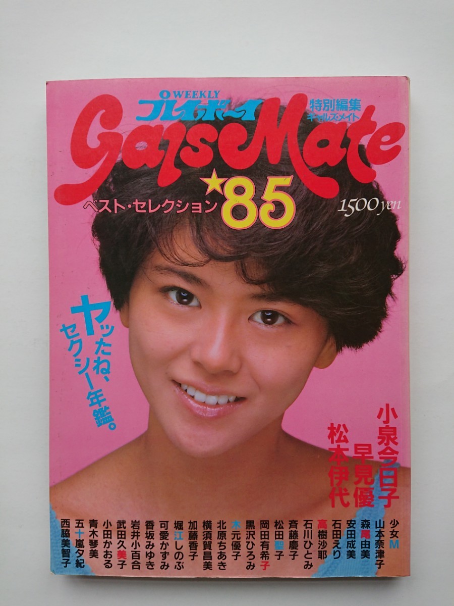 セクシー年鑑 ギャルズ・メイト85早見優 岡田有希子 石川ひとみ 西脇美智子 少女M 岩井小百合 香坂みゆき 大沢逸美 他_画像1