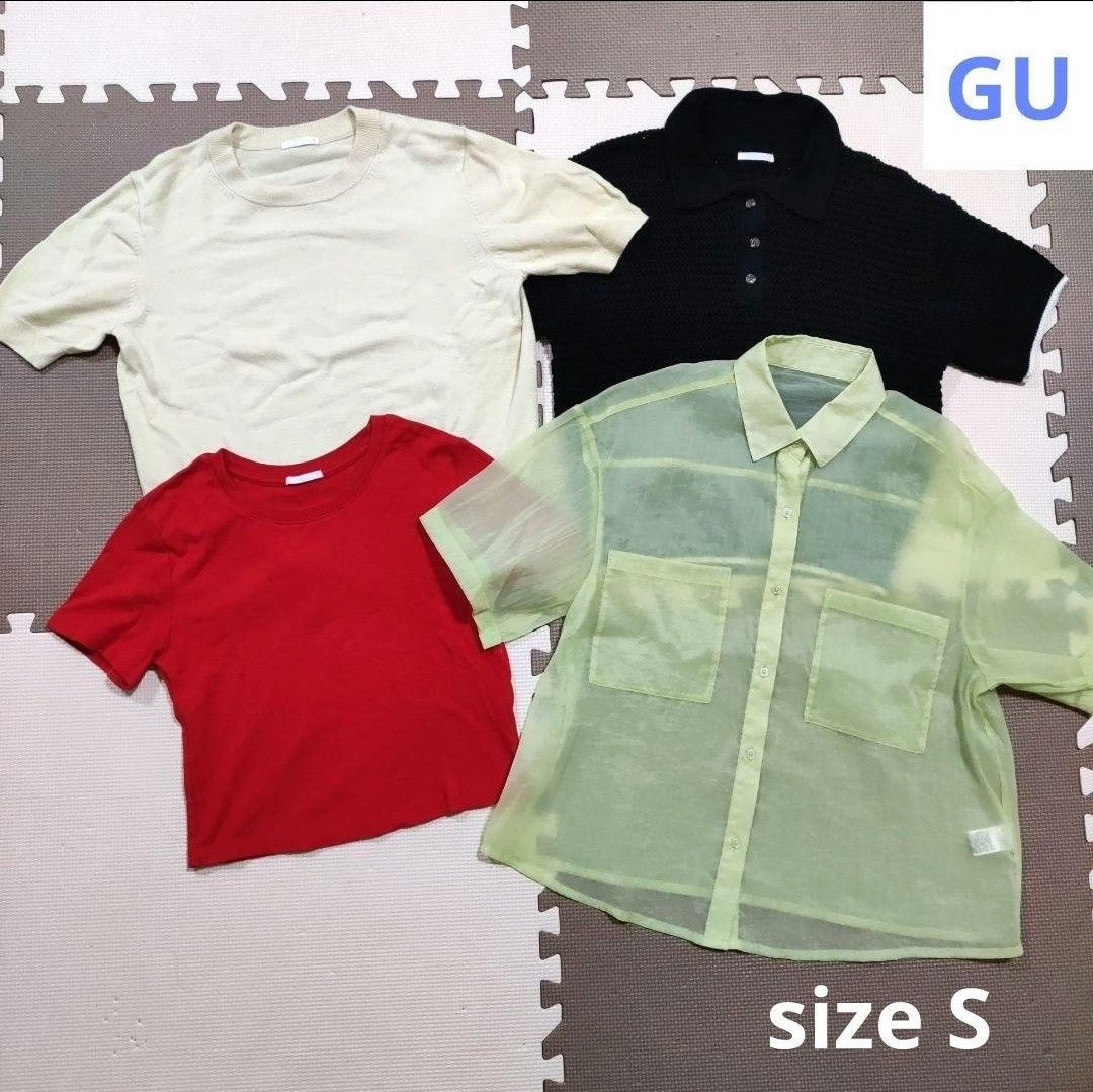 GU　半袖トップス4枚セット（sizeS）