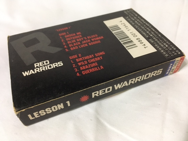 ＜難あり＞ RED WARRIORS レッド・ウォーリアーズ LESSON 1 レッスン1 カセットテープ/ジャンク　_画像2
