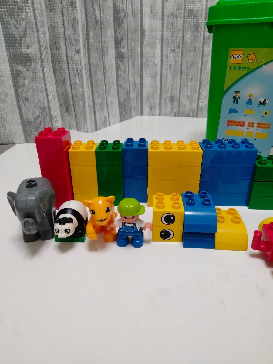 LEGO レゴ Duplo 知育玩具1歳半から基本セットみどりのバケツ_画像3