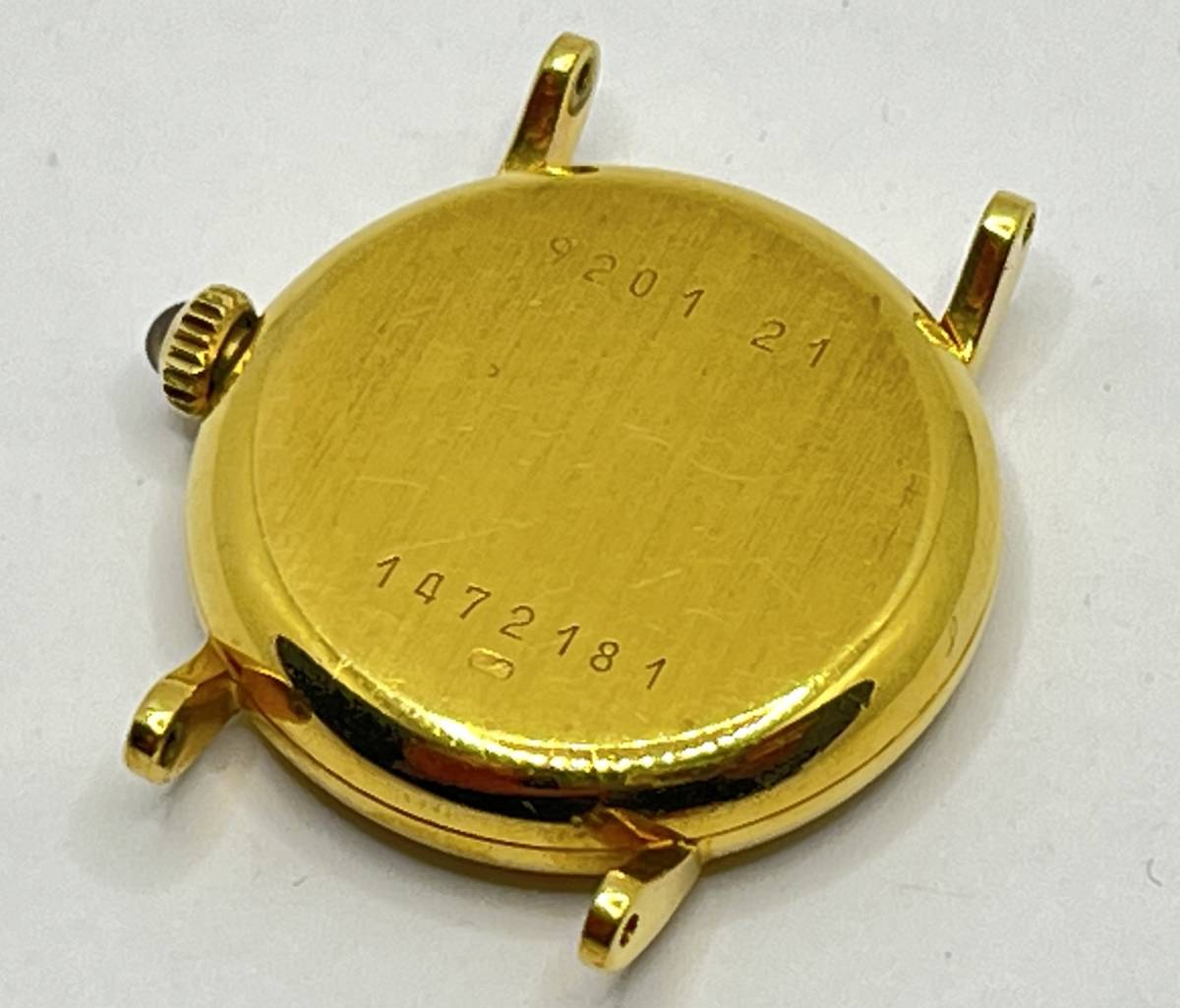 【稼動品】ジャガー・ルクルト JAEGER-LECOULTRE 19201 21 腕時計 YG 手巻き ゴールド レディース 中古 266の画像3
