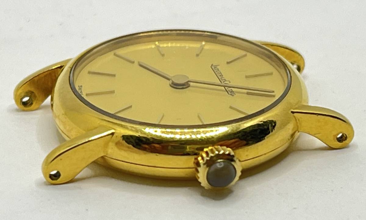 【稼動品】ジャガー・ルクルト JAEGER-LECOULTRE 19201 21 腕時計 YG 手巻き ゴールド レディース 中古 266の画像4