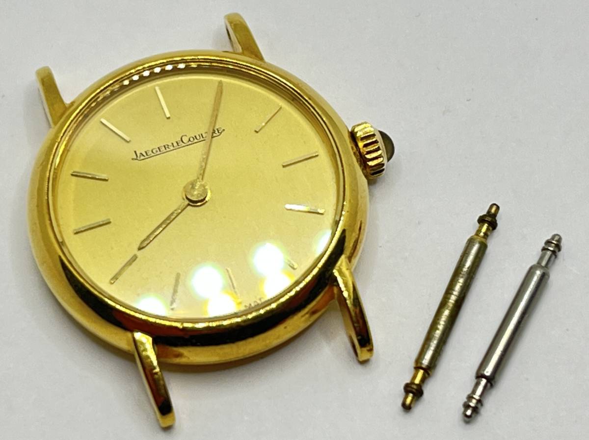 【稼動品】ジャガー・ルクルト JAEGER-LECOULTRE 19201 21 腕時計 YG 手巻き ゴールド レディース 中古 266の画像1