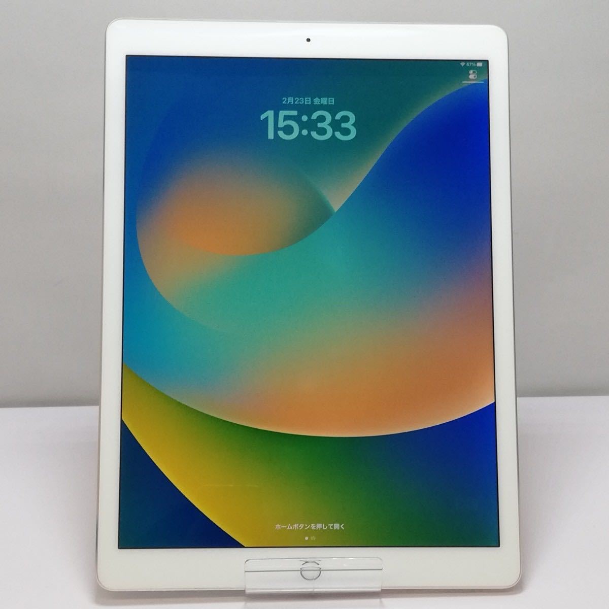 サ)[ジャンク] Apple iPad Pro 第1世代 Wi-Fiモデル 32GB ML0H2J/A A1584 ゴールド 12.9インチ ホワイトスポット/バッテリー劣化 管理Yの画像1