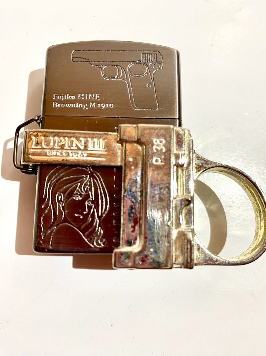 ルパン三世 ZIPPO ジッポーライター ガンアクション　峰不二子　2000年モデル　希少　_画像1