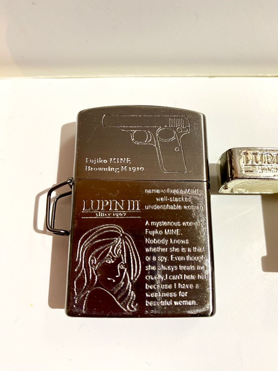 ルパン三世 ZIPPO ジッポーライター ガンアクション　峰不二子　2000年モデル　希少　_画像5