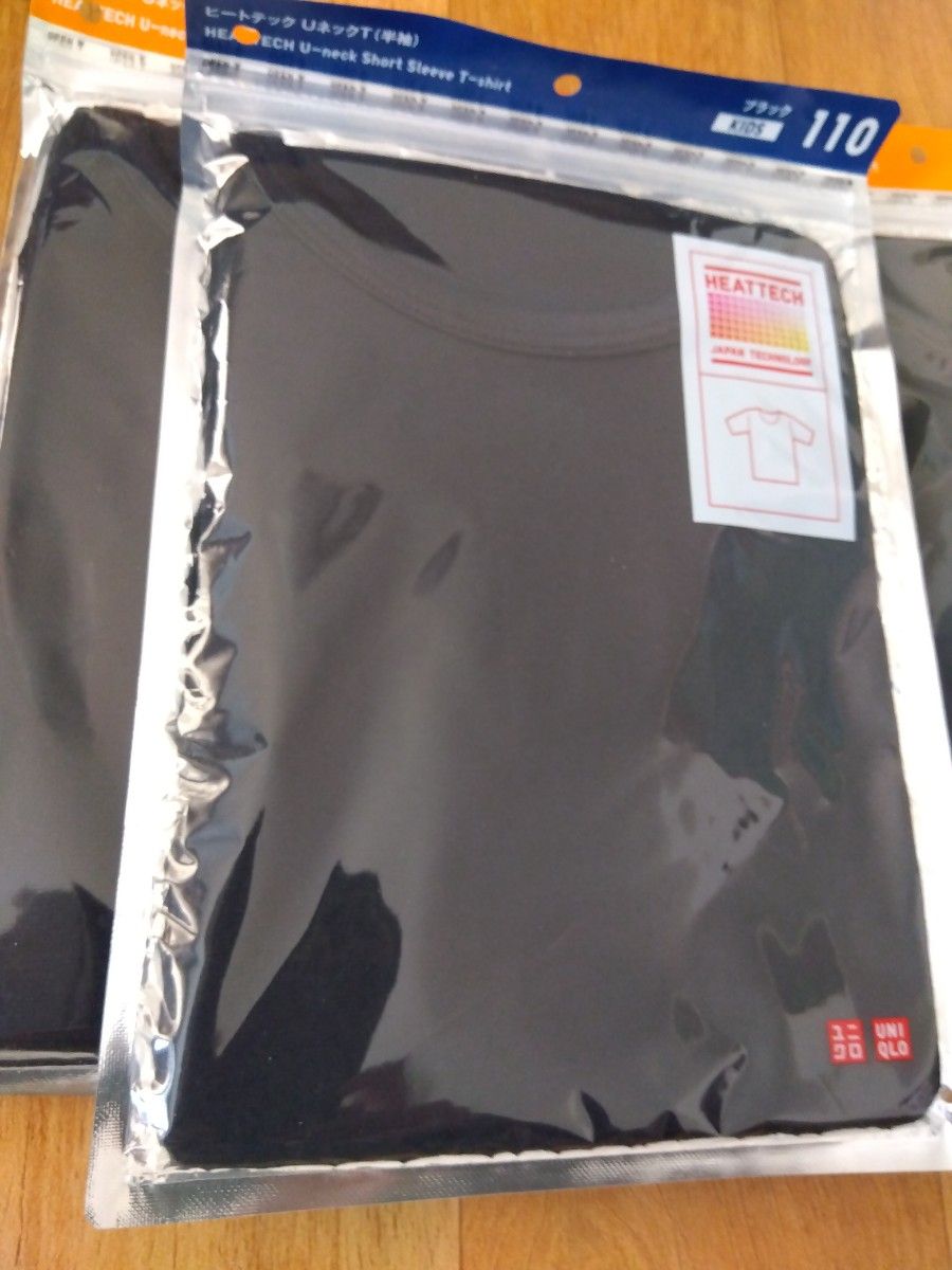 ユニクロ UNIQLO ヒートテック ブラック  インナー HEATTECH 黒　　110