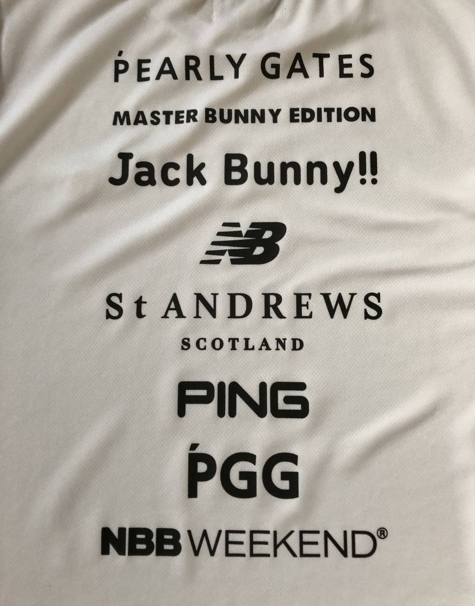 TSI+SustainableチャリティTシャツ　PEARLY GATES　MASTER BUNNY EDITION　Jack Bunny!!　PGG　PING　St.ANDREWS　new balance golf_画像2