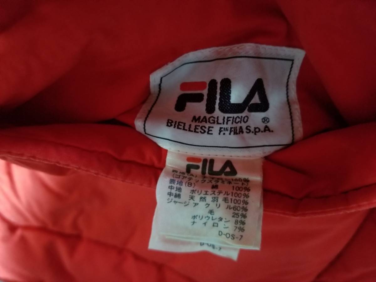 FILA フィラ 90s 80s ビンテージ オリジナル レア オールド レトロ ダブルフェイス リバーシブル GORE-TEX ゴアテックス ダウンジャケット_画像9