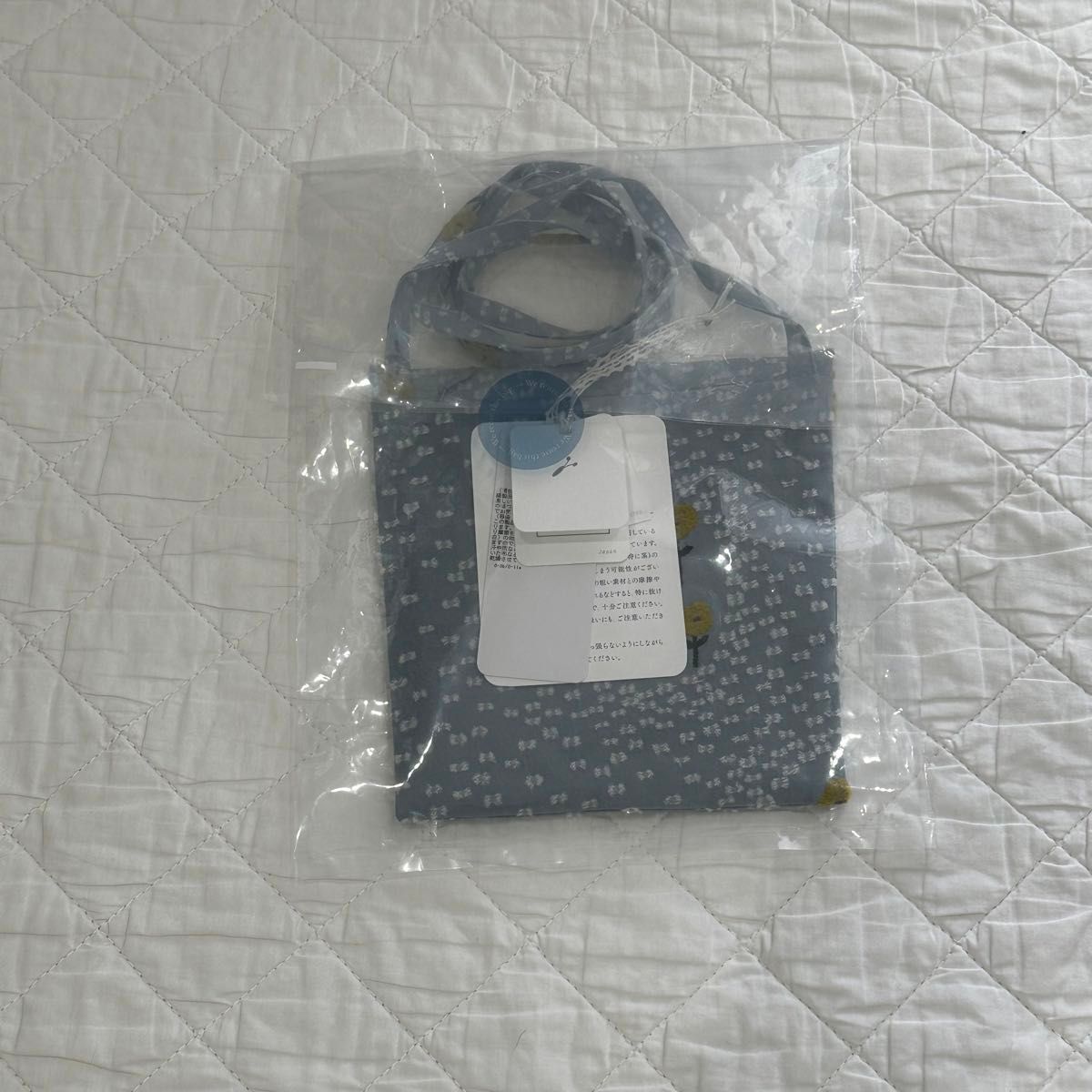 新品未使用 ミナペルホネン pocket bag ballade バラード ブルー 新品未使用 ミナペルホネン pocket bag ballade バラード ブルー