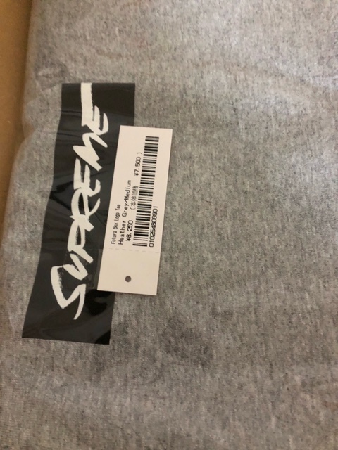 新品未開封 新品未開封 Supreme Futura Box Logo Tee Heather Grey Tシャツ 24SS ヘザーグレー