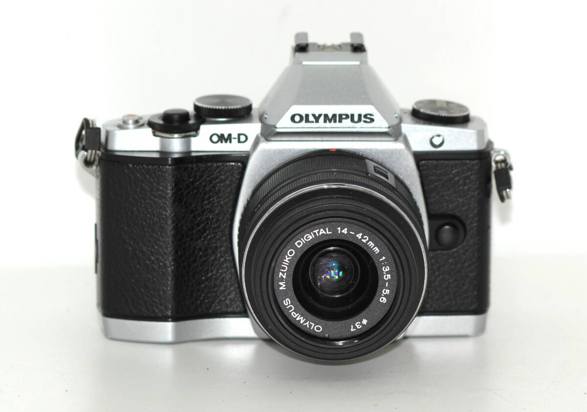 ★実用品★ OLYMPUS オリンパス OM-D E-M5 ボディ M.ZUIKO DIGITAL 14-42mm F3.5-5.6 II R #O157_画像2