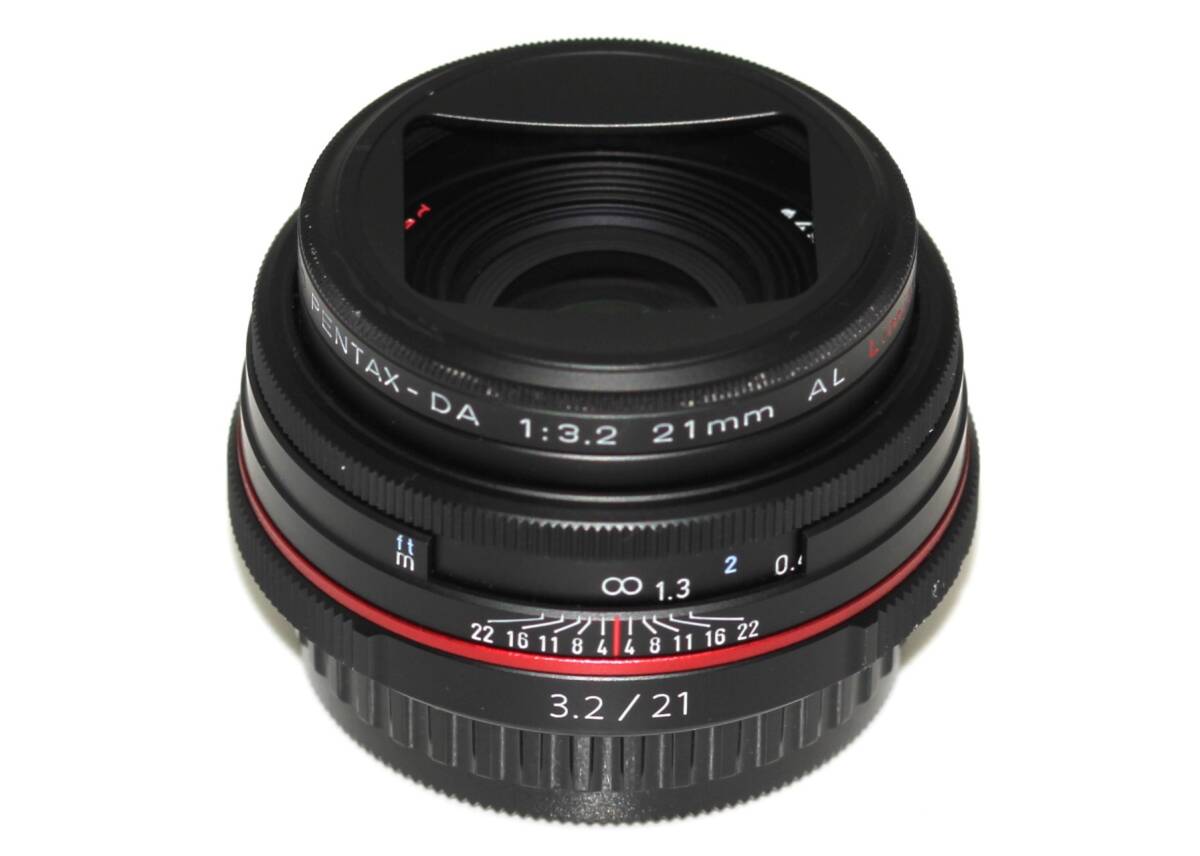 * finest quality goods * PENTAX Pentax HD PENTAX-DA 21mm F3.2 AL Limited black rom and rear (before and after) cap original box attached #P129