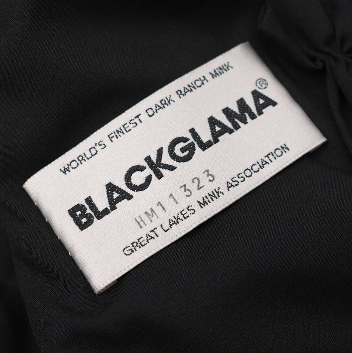 GP2821☆ブラックグラマ BLACK GLAMA Belle Vison 最高級毛皮 ミンク MINK ファーコート ハーフコート リアルファー ブラウン系 サイズ9_画像7