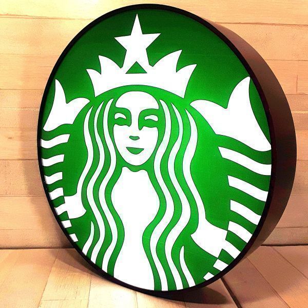 海外限定品 【 新品 スターバックス コーヒー 】 新ロゴ 看板 海外限定品 【 新品 スターバックス コーヒー 】 新ロゴ 看板