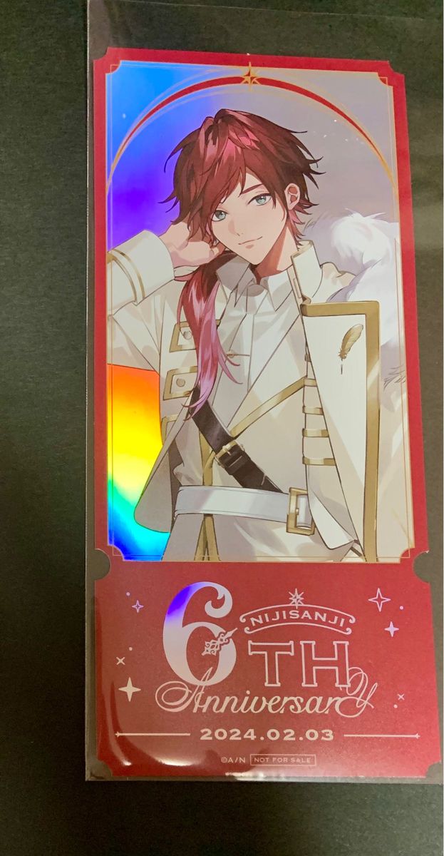 新発売の にじさんじ6th 渡会雲雀 チケット風カード Anniversary カード・カードストック