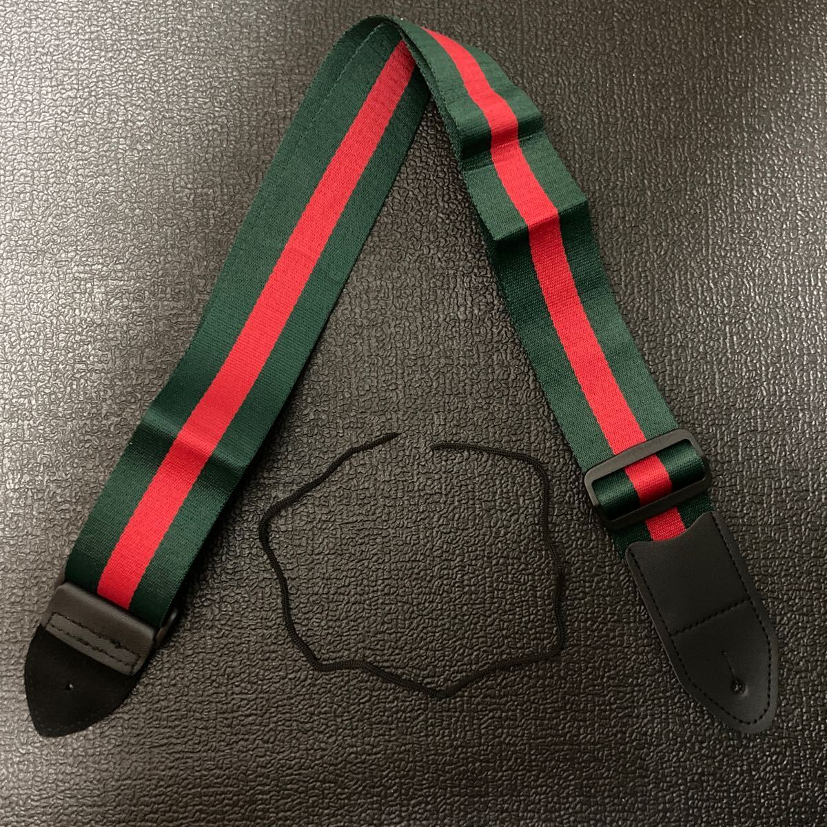 * prompt decision * new goods!! guitar strap green × red *
