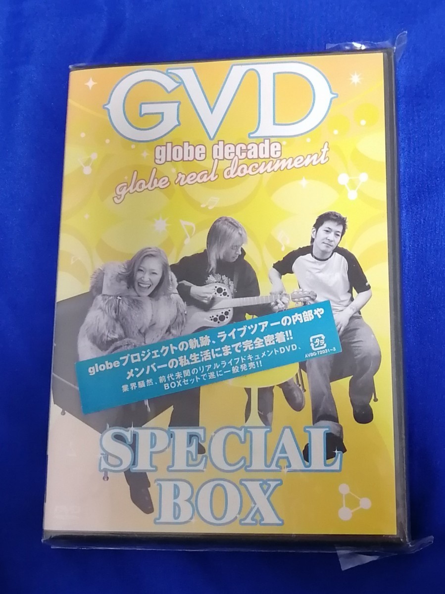 【美品】globe DVD BOXセット（ 3枚組 ）globe 「GDV globe decade globe real document SPECIAL BOX SET」 AVBG-72031〜3 小室哲哉 KCO