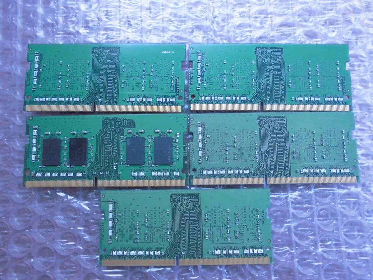 37 SK hynix ノート用 8GB PC4-3200AA 5枚セット 動作OK _画像2