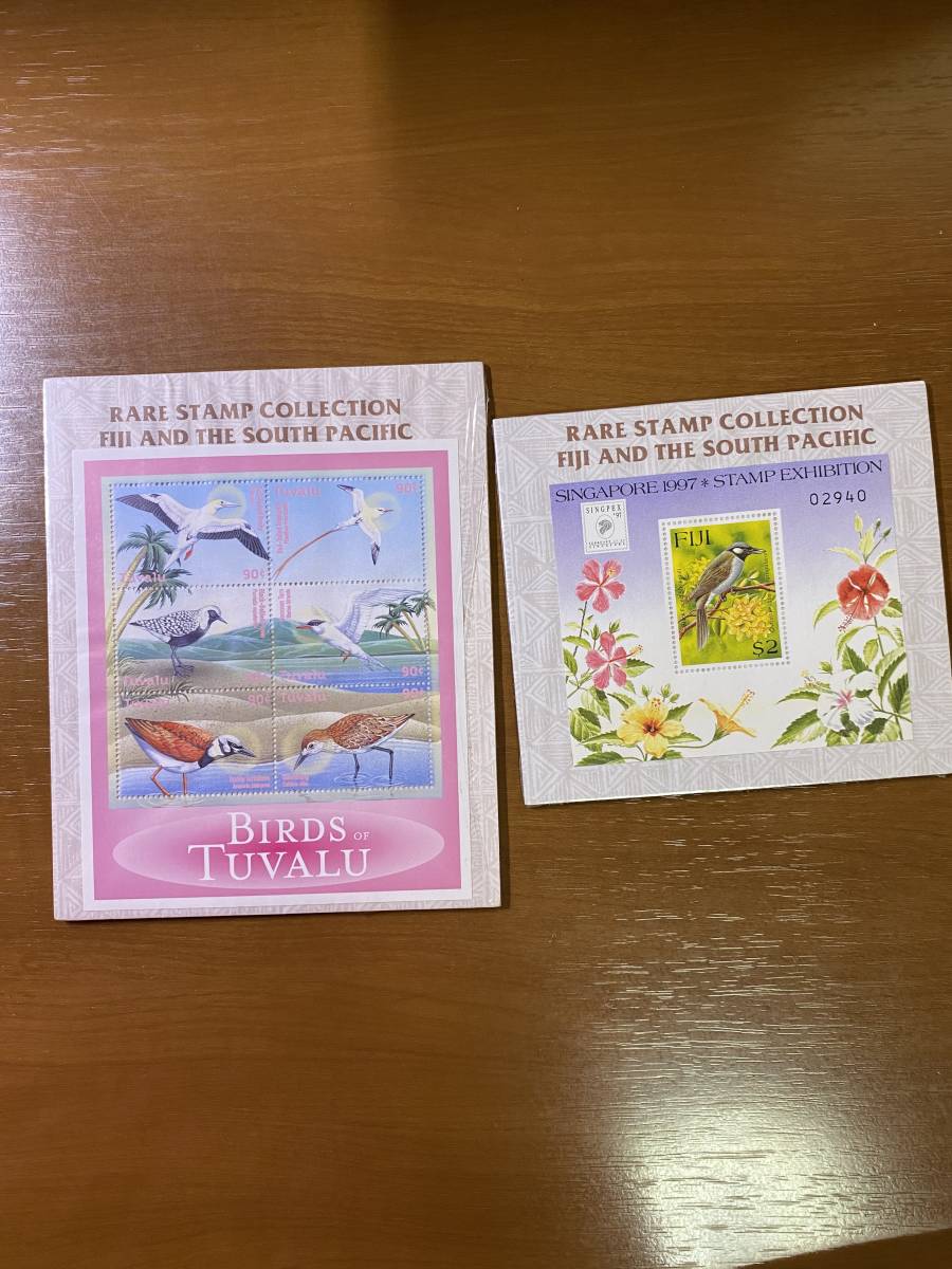  period thing ultra rare! abroad unused stamp seat 2 pieces set!fiji-. airport . buy 