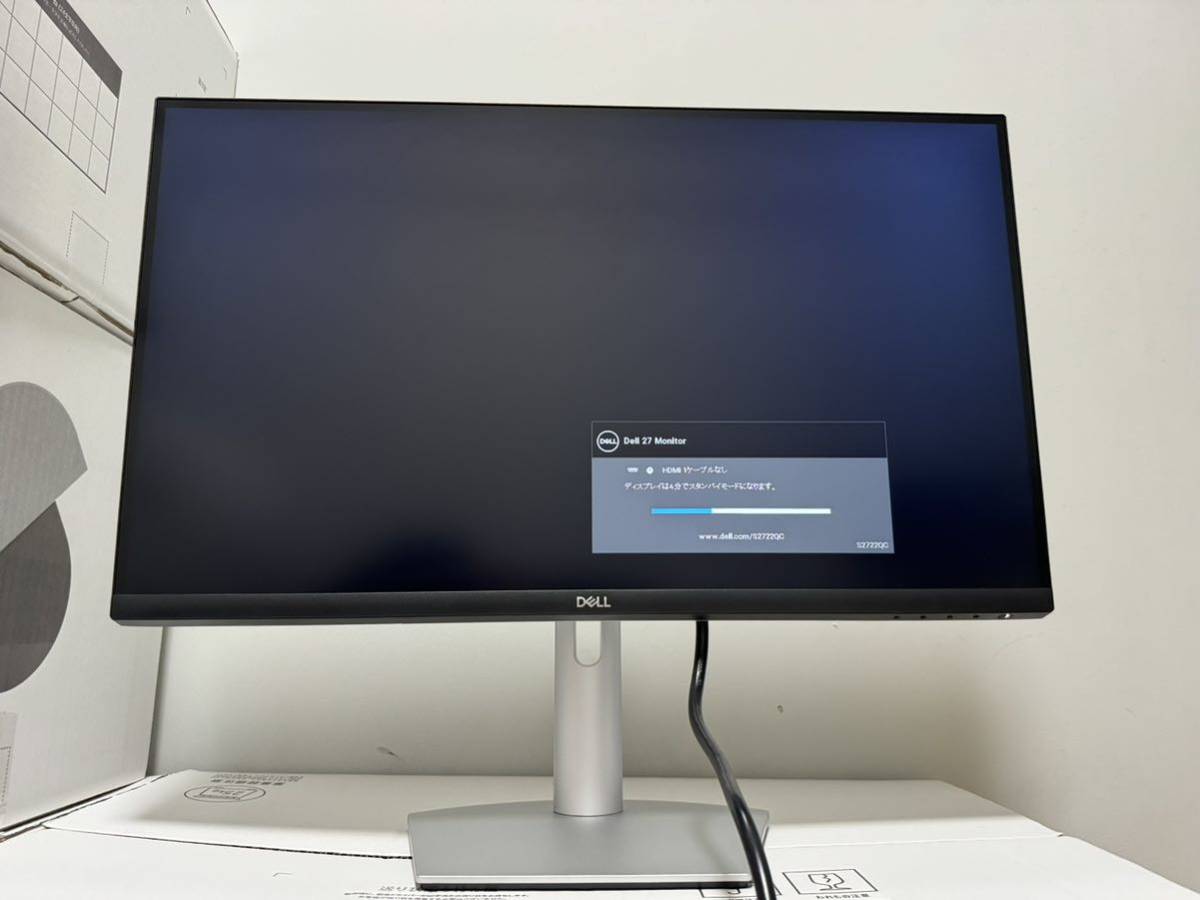 DELL 液晶モニター S2722QC 27インチ　4Kモニター　中古品_画像1