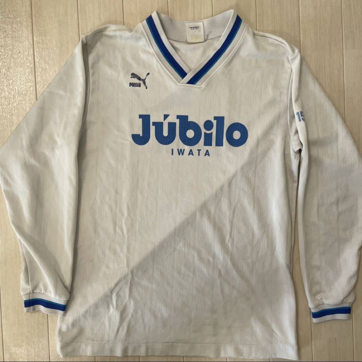 jリーグ　90年代　選手支給品　プラクティスシャツ　ジュビロ磐田　長袖シャツ　Mサイズ　サッカー　puma 