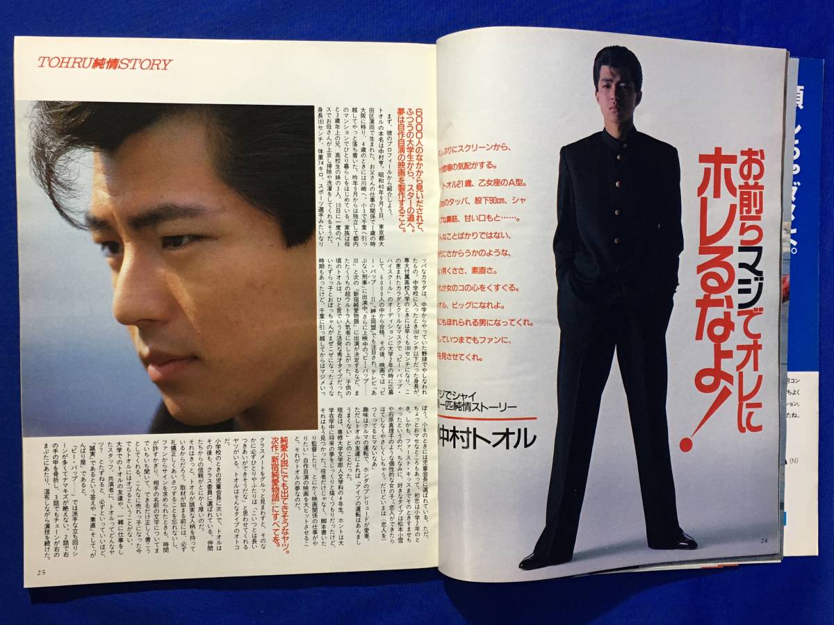 レB494ア●平凡 1987年5月号 少年隊/斉藤由貴/南野陽子/国生さゆり/高井麻巳子/菊池桃子/中山美穂/本田美奈子/仲村トオルの画像5