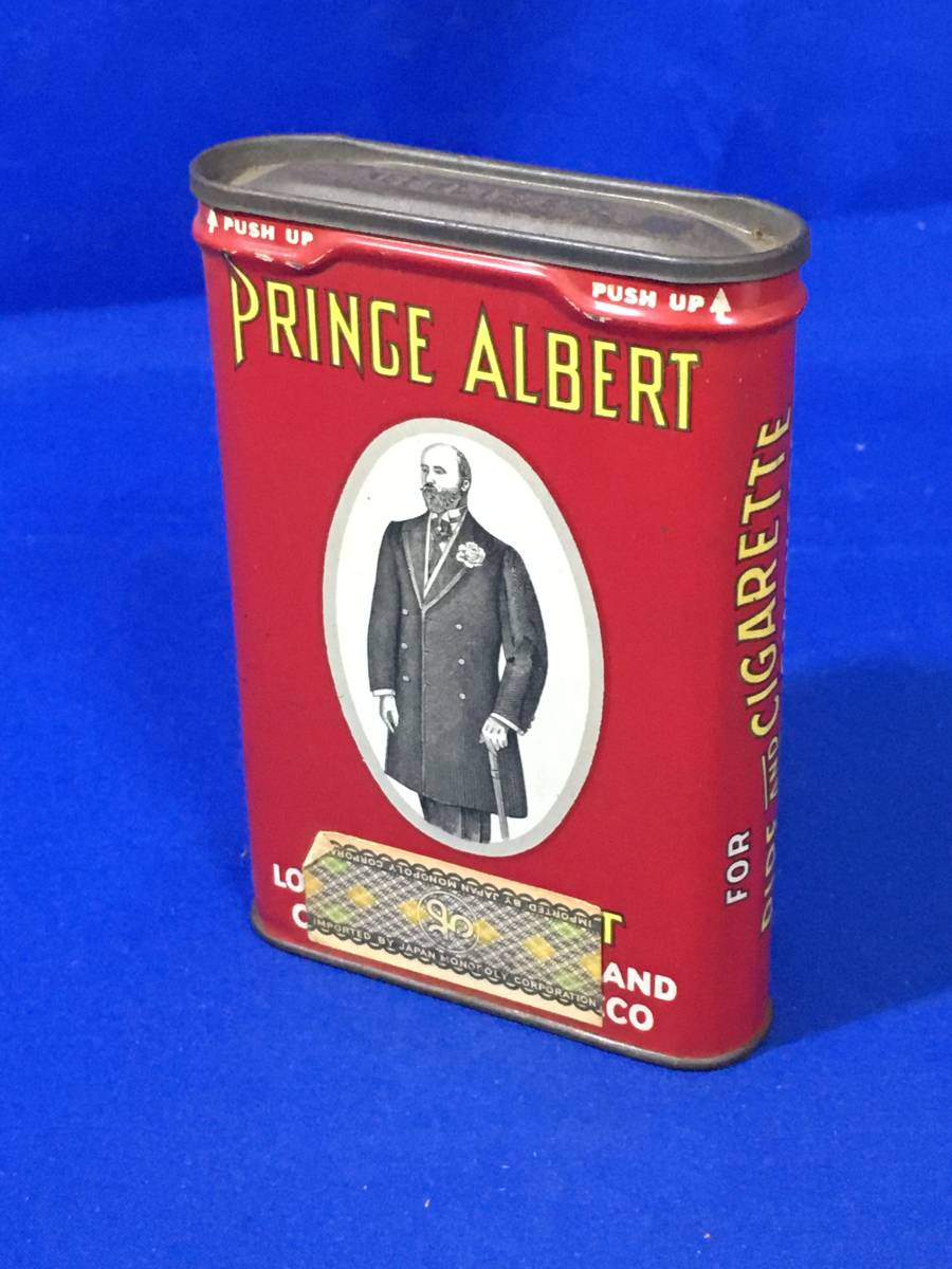 レB632ア●【たばこ パッケージ】 PRINCE ALBERT プリンス・アルバート 煙草 タバコ シガレット 缶 空缶 アメリカ製 ヴィンテージ レトロ_画像1