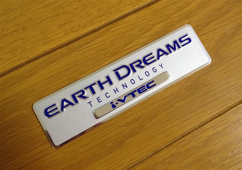 新品 未使用 ホンダ 純正 i-VTEC EARTH DREAMS エンブレム プレート型_画像1