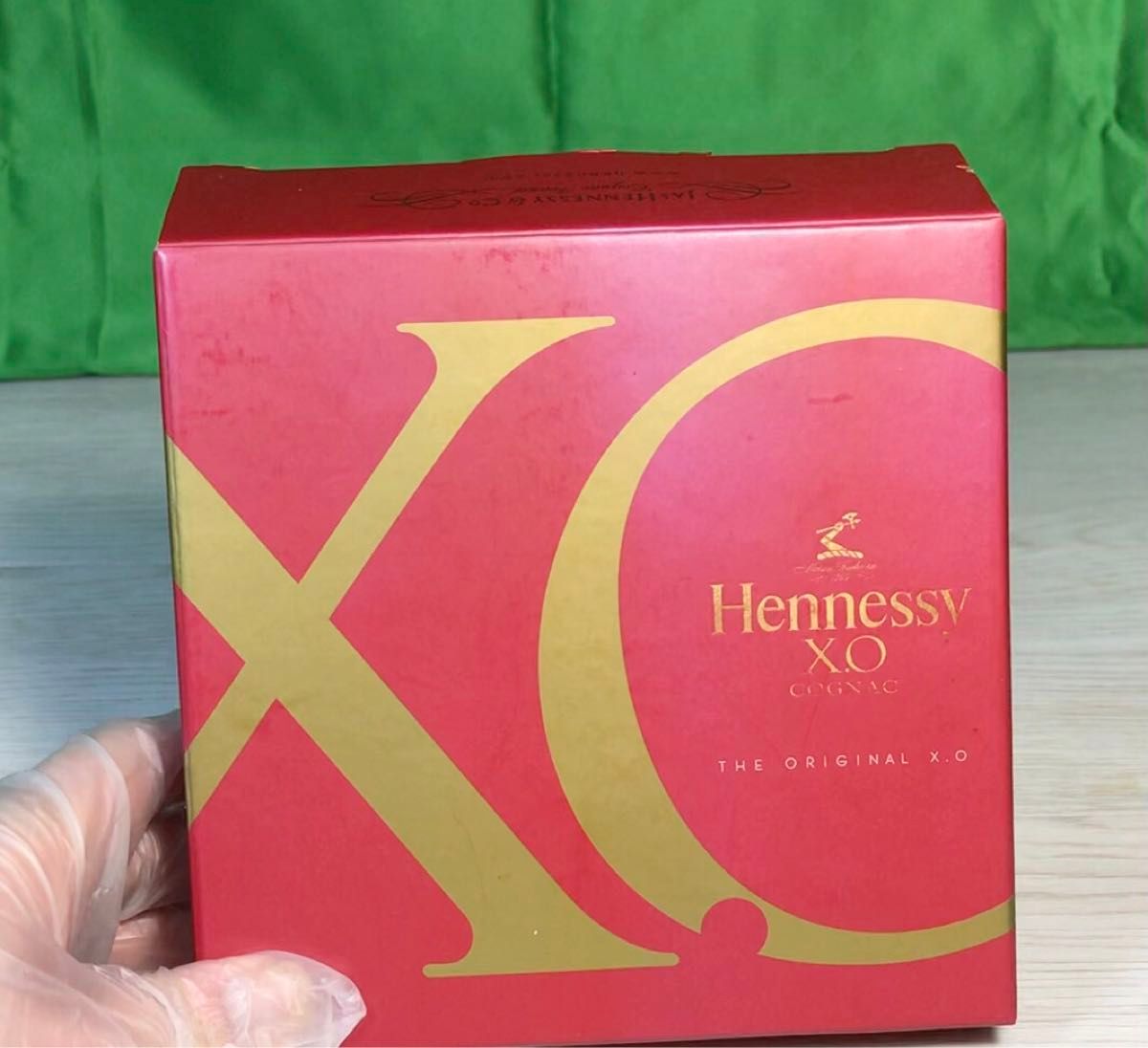 【希少】正規品　Hennessy XO ミニボトル50ml 40％　オリジナルスタンド付き　未開封　ヘネシー　135周年記念