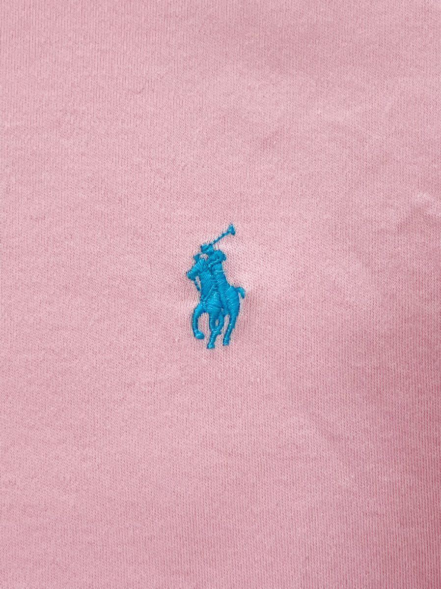 ラルフローレン RALPH LAUREN 半袖 ポロシャツ ピンク コットン XLサイズ ム74_画像3