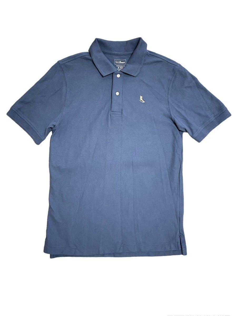 エルエルビーン L.L.Bean ポロシャツ 半袖 コットン Mサイズ ム56_画像1