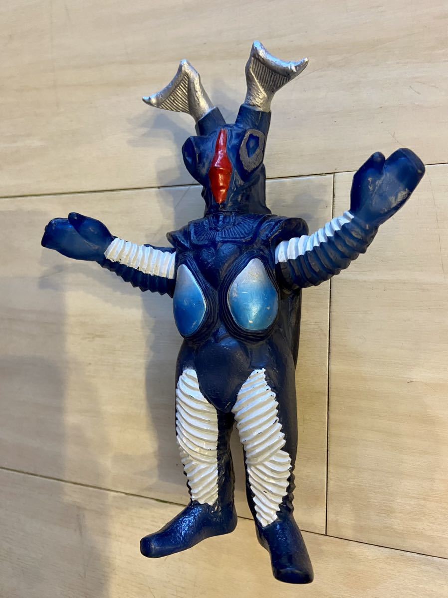 maga Zetton sofvi 17 см голубой прозрачный Ultraman o-b снят с производства Zetton BANDAI б/у прекрасный товар 