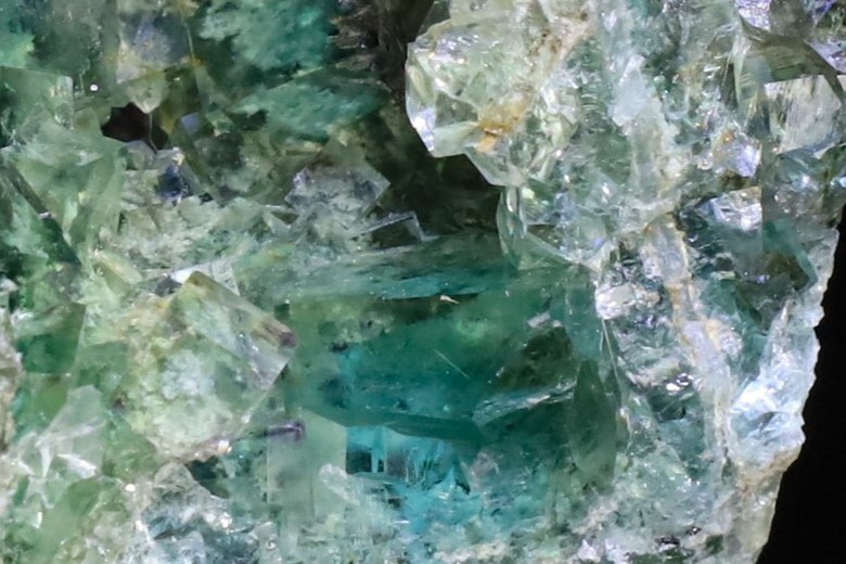 ☆ブルーイッシュグリーン グラデーション美☆彡 キュービック クラスター 天然 フローライト 35g 天然石 結晶 鉱物 標本_画像3