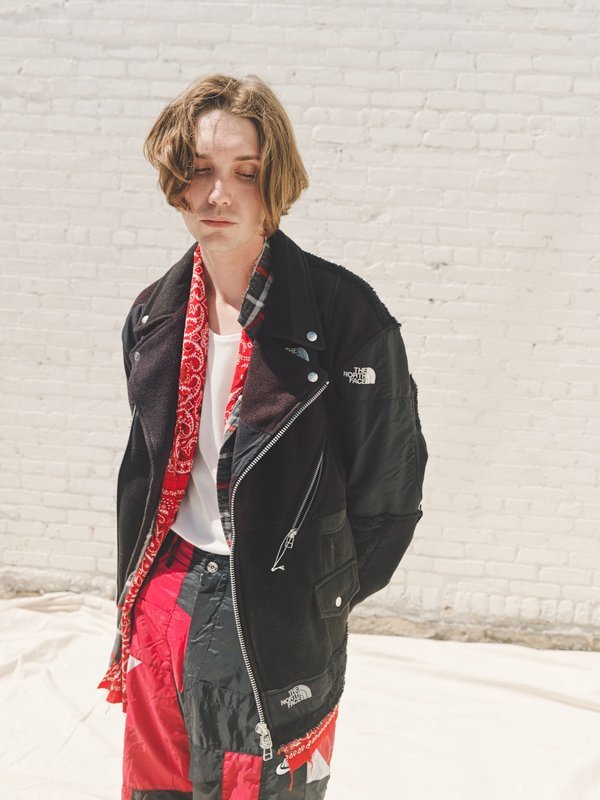OLDPARK OVERSIZED RIDERS JACKET / THE NORTH FACE リメイクオーバーサイズドフリースライダースジャケット M オールドパーク