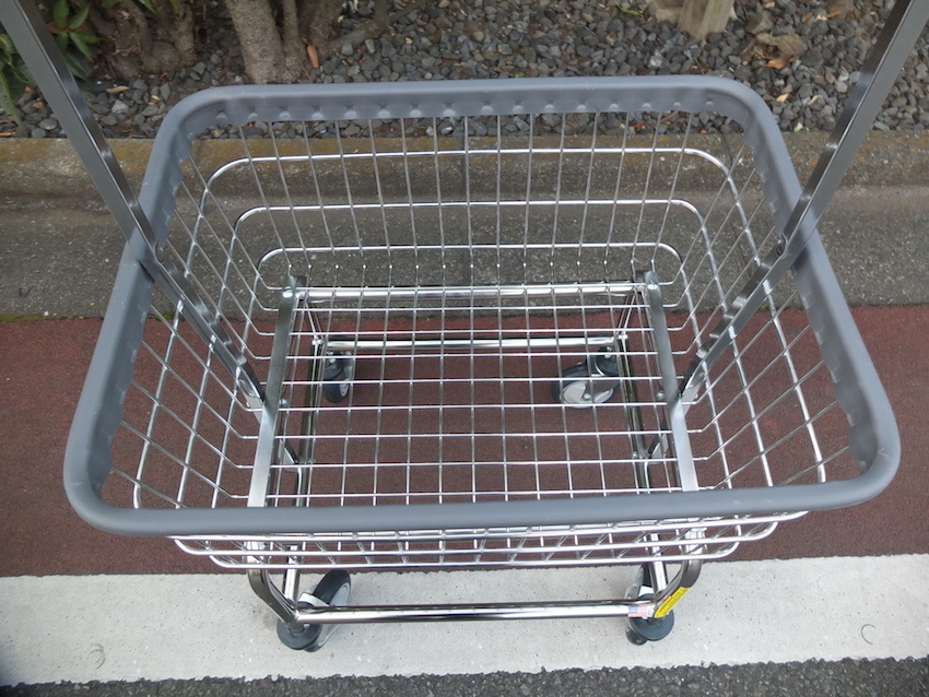 Pacific Furniture Service「LAUNDRY CART DOUBLE POLE」ランドリーカート 収納 洗濯 USA製 PFS 世田谷ベース ※直接引取り可能商品_画像3