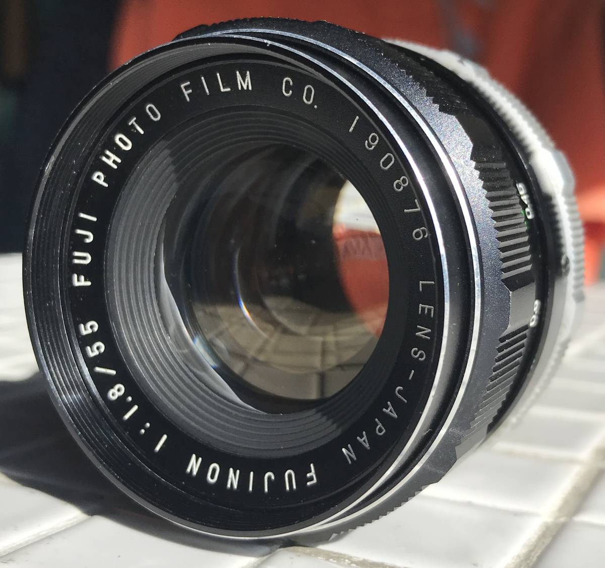 富士写真フイルム FUJINON 55mm f1.8 標準レンズ FUJI フジノン 富士フイルム 一眼レフ 交換レンズ オールドレンズ_画像3