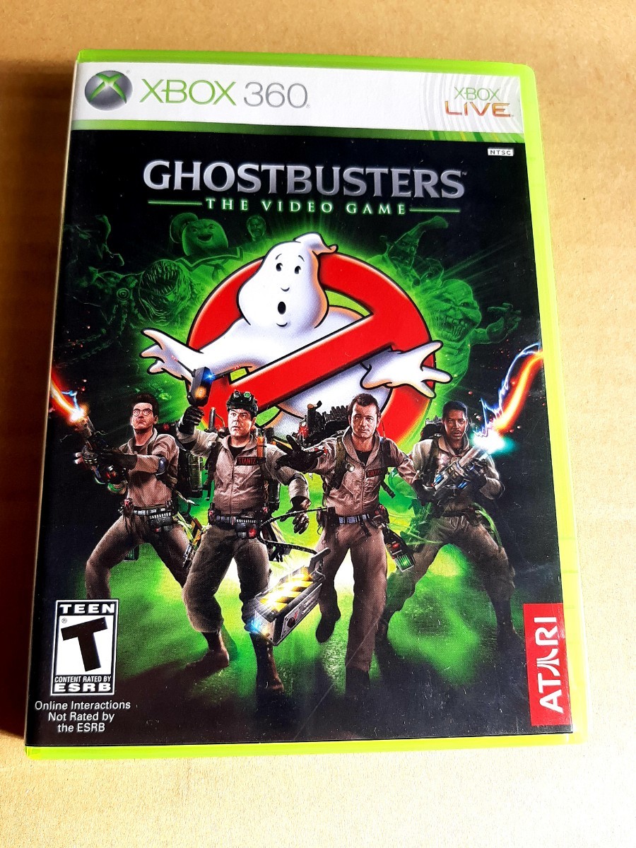 北米版 GHOSTBUSTERS : THE VIDEO GAME ATARI XBOX360 レトロゲーム 当時物 ゴーストバスターズ 海外版 US版_画像1
