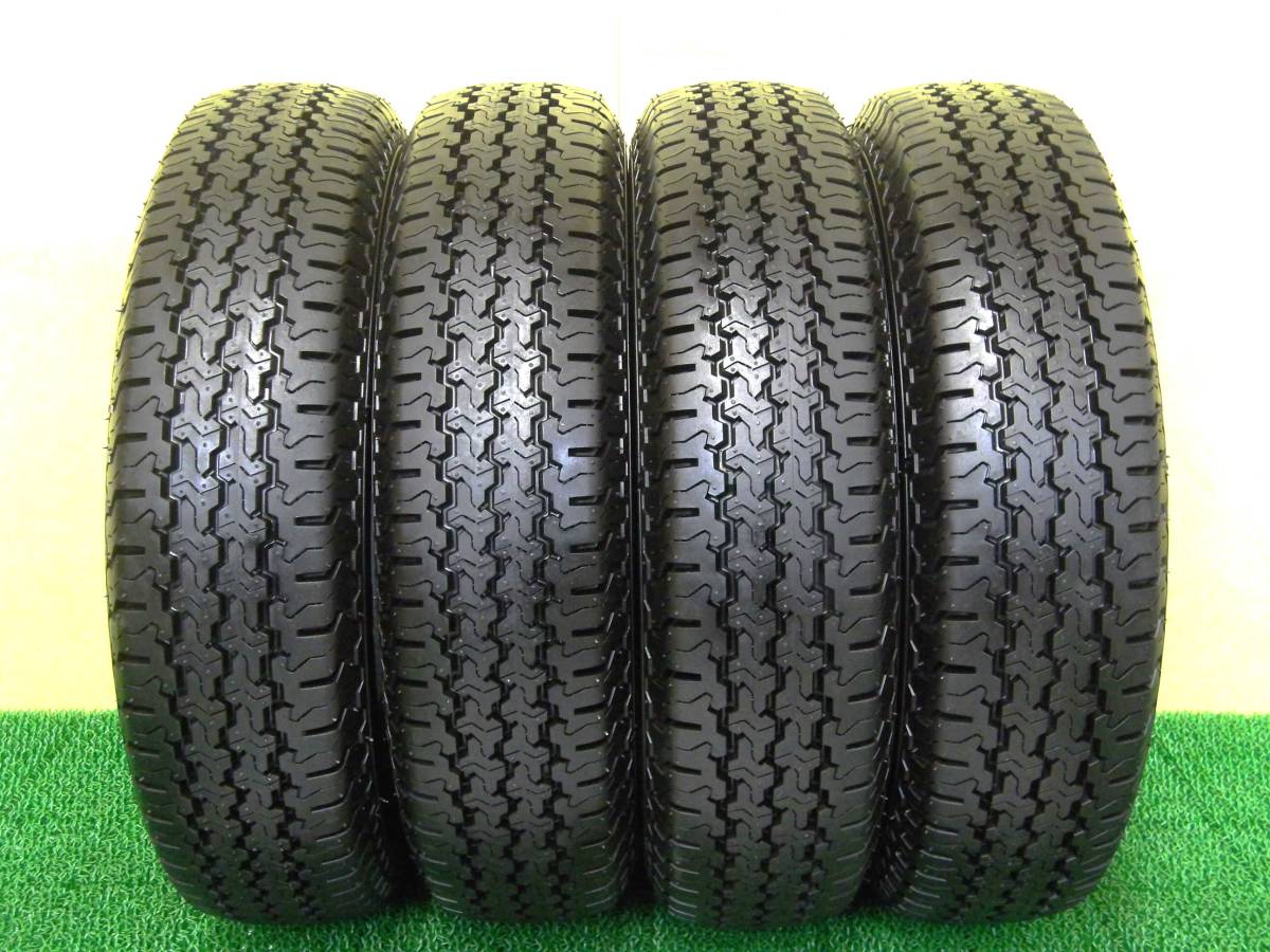 11713 中古 4本 145/80R12 86/84N LT ヨコハマ スーパーバン 355 SUPER VAN 2023年製 バリ山 145 80 12 145-80-12 145R12 LT 8PR 8P 相当の画像1